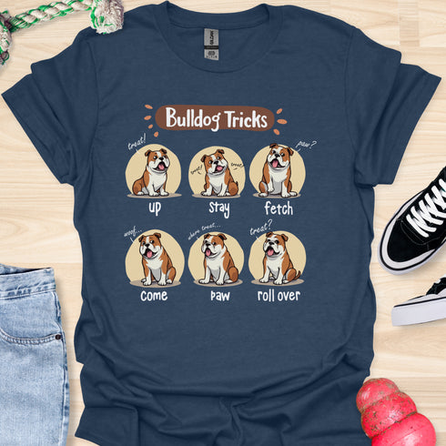 Bulldog tricks - V2 - Happy Smiley T-Shirt